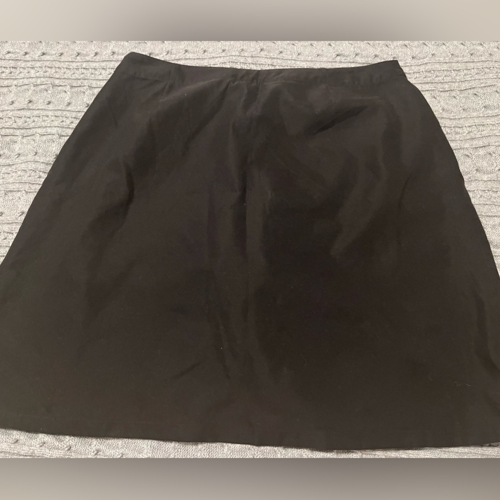 Patagonia Duway Skort Womens 8 black Side zip golf tennis Hiking